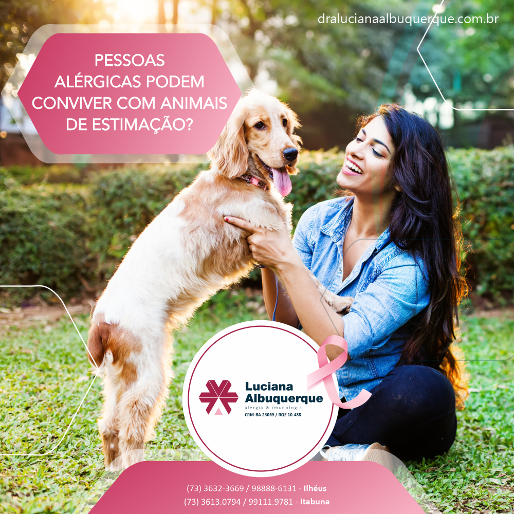 Pessoas Alérgicas podem conviver com Animais de Estimação?