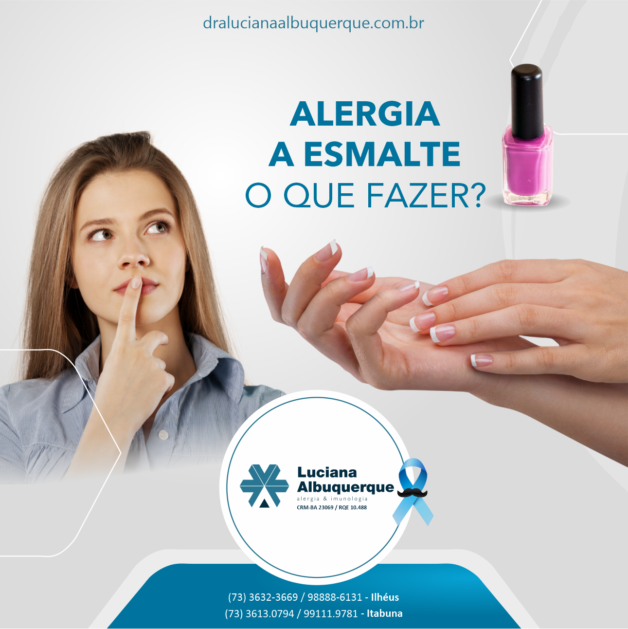 Alergia a Esmalte, O Que Fazer?