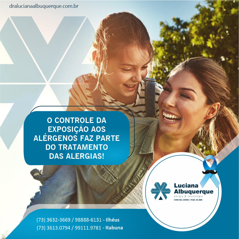 O Controle Exposição Aos Alérgenos Faz Parte do Tratamento.