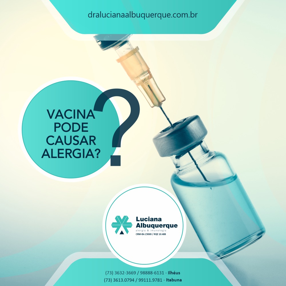 Vacina pode causar Alergia?