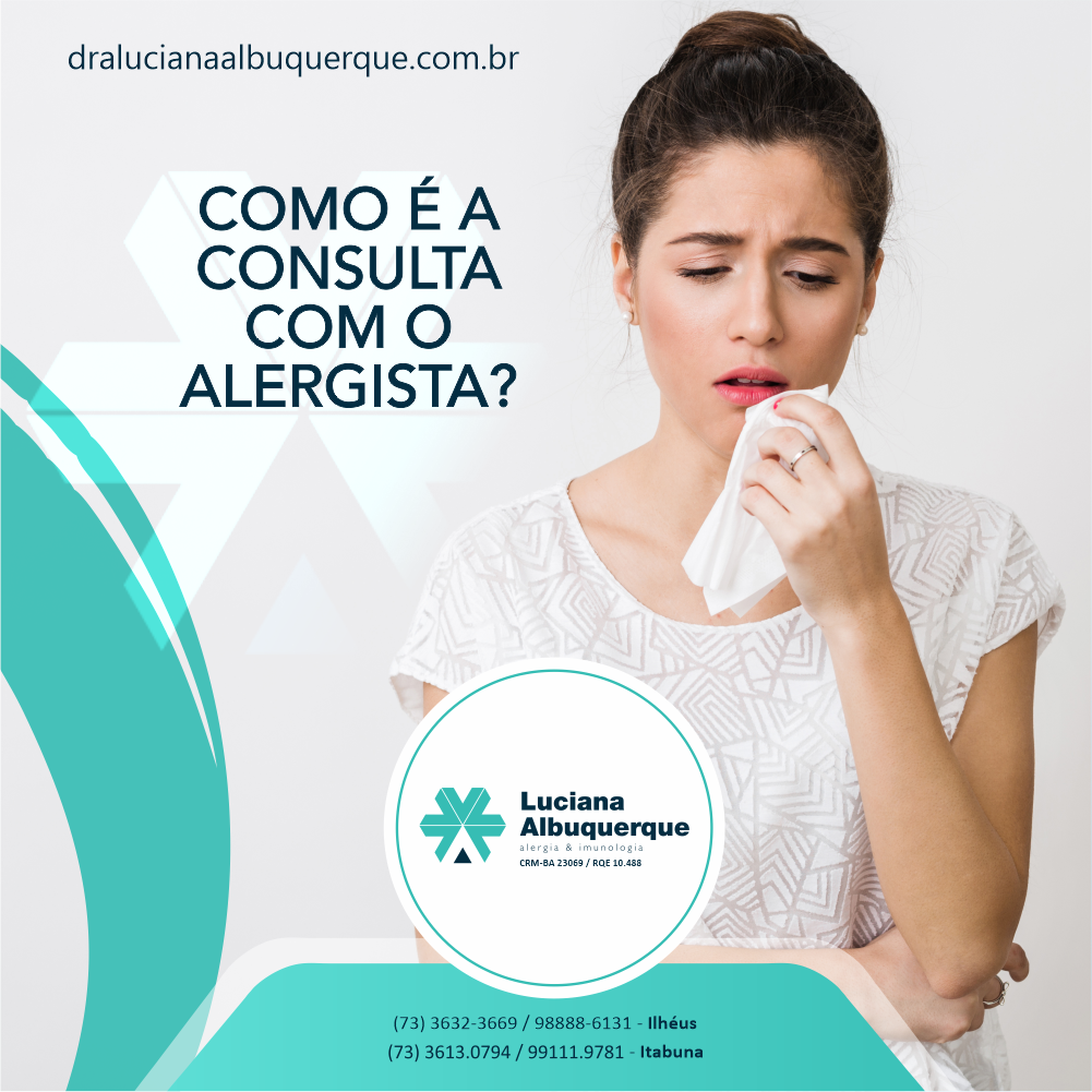 Como é a consulta com o Alergista?