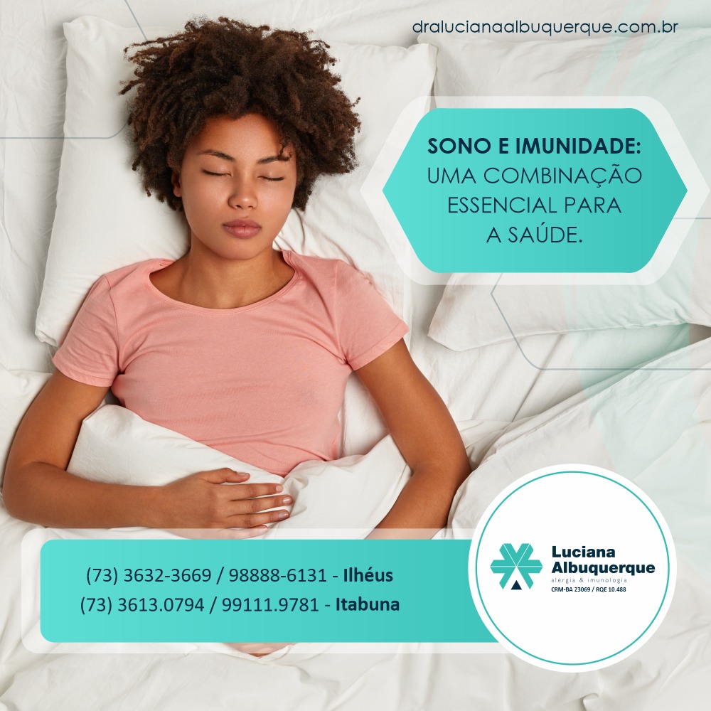 Sono e imunidade: uma combinação essencial para a saúde.